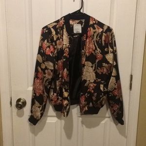 Lightweight floral jacket